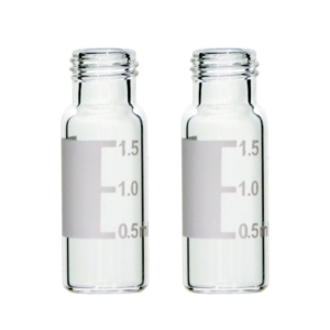 2ml clear Screw-thread vials with write-on spot 100/pk